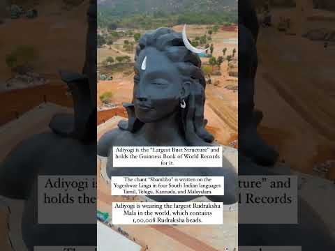 Did you know these things about Maha Shiva Adiyogi ⬇️ 📍Booluvampatti, Tamil Nadu #shorts #Adiyogi