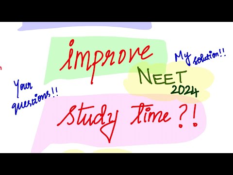 How to improve study time?#neet2024#neetstudyplan#neetpreparation#neettips#neettricks#shorts