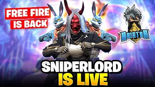 SNIPERLORD IS LIVE - TEAM RAISTAR vs TEAM GYAN GAMING | GARENA FREE FIRE