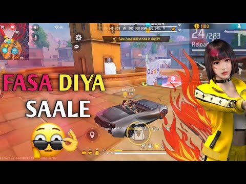 Last Zone Me Fasa Diye 😡Duo vs Squad Gameplay- Free Fire Max