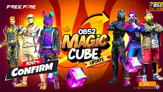 OB52 MAGIC CUBE STORE UPDATE 🥳😱 | NEXT MAGIC CUBE BUNDLE 🤯 | FREE FIRE NEW EVENT | FF NEW EVENT