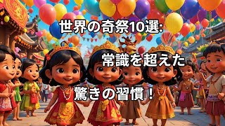 なぜか鳥肌が立つ…世界の奇妙すぎる風習10選  ‼ #奇妙な風習 #世界の文化 #都市伝説  #怖い話  #不思議な話  #ゾッとする話  #ミステリー