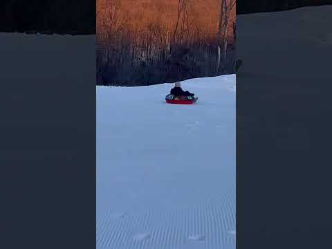 Tube sliding in Ski Ward #sledding #massachusetts #snow #winter #travel #khmerinusa