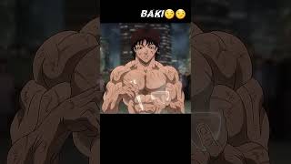 Baki tastes the air👀🍜😋 | Baki Hanma| #anime #animemoments #baki
