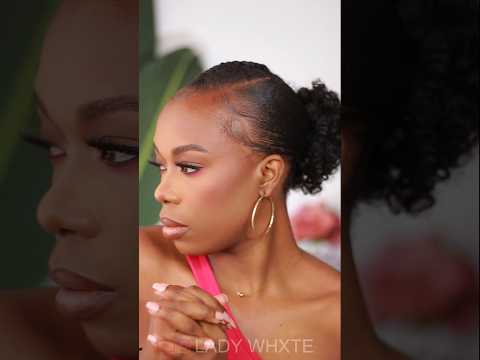 Quick Short Natural Hairstyle #4cnaturalhairstyle #protectivestyles