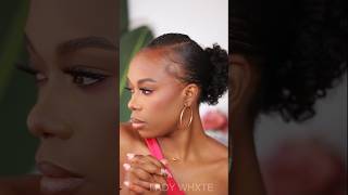 Quick Short Natural Hairstyle #4cnaturalhairstyle #protectivestyles