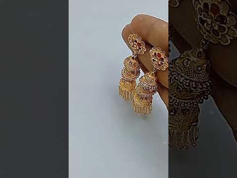 ✨New latest jhumka design 2025🔥 #jhumka #shorts #jewellerydesign #bangles #diy #viral #craft