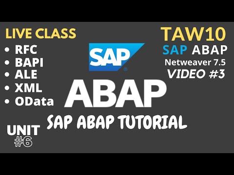 SAP ABAP TUTORIAL | ABAP COURSE | SAP ABAP | UNIT 6 | Video #3 [ Urdu | اردو | Hindi | हिंदी ]