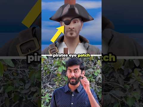 Why pirates wear eye patches #shorts #interestingfacts