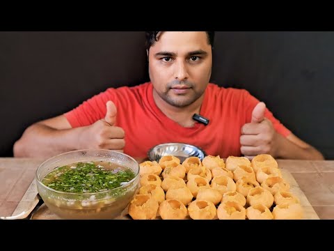 Very Spicy Panipuri Eating Challenge || Pani Puri Eating 🔥