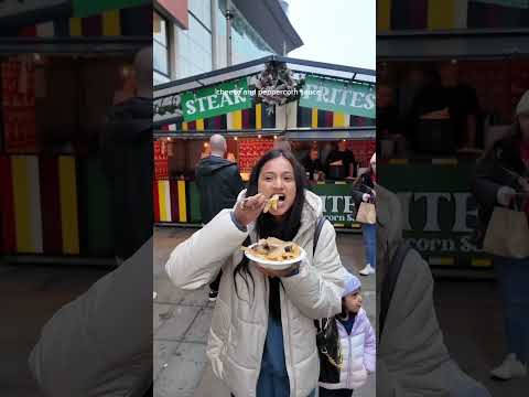 TRYING VIRAL FOOD AT THE CHRISTMAS MARKET IN MANCHESTER 🇬🇧 #manchester #uk #visitmanchester #food