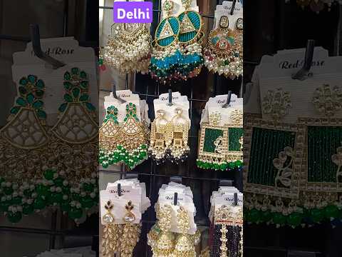 Party wear jhumakas @delhi #earrings @yt short #