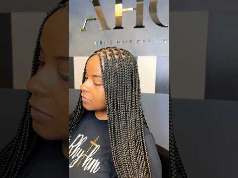 K N O T L E S S ✨✨ #protectivestyles #hairstyling #hairstylehairstyle #braids #knotlessbraids