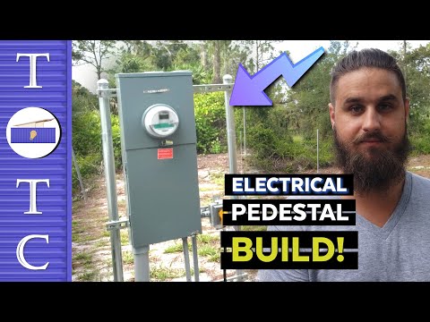 Container Home ELECTRICITY! I Build an Electrical Meter Box Pedestal | TOTC Ep. 15