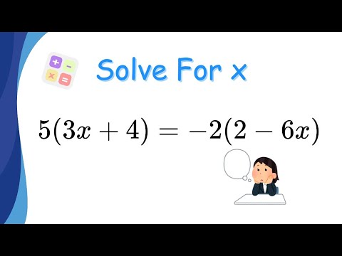 Can You Solve This? 🔍 Solve for x | Easy Algebra Equation for Beginners