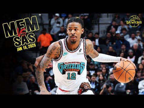 Memphis Grizzlies Full Team Highlights vs Spurs | Jan 15, 2025 | FreeDawkins