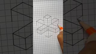 3D Drawing In Seconds | Sketch #drawing #3ddrawing #easydrawing #quickdrawing #sketch #shorts