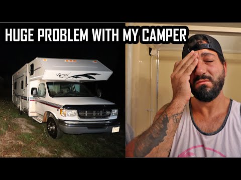 I FOUND A BIG PROBLEM WITH MY CAMPER  VAN MOTORHOME