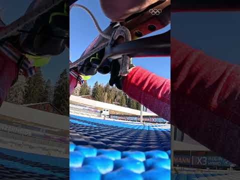 Biathlon POV! 👀 What it's like behind the skis and behind the rifle!