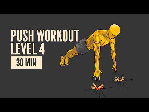 Calisthenics push-ups - Level 4 - Home workout no equipment