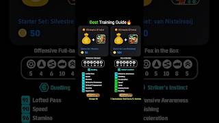 Best Training Guide🔥 || M. Silvestre, R. van Nistelrooy Best Train #efootball #pes #efootball2024