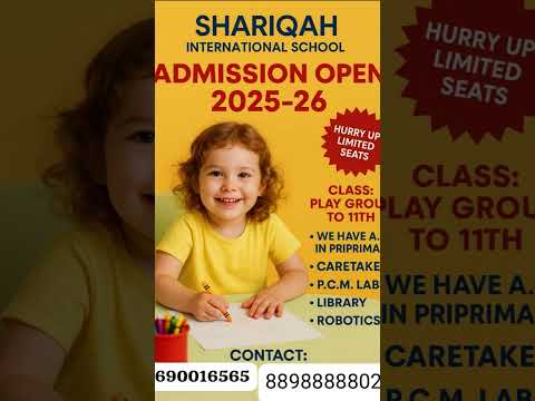 Admission Open 2025 - 26