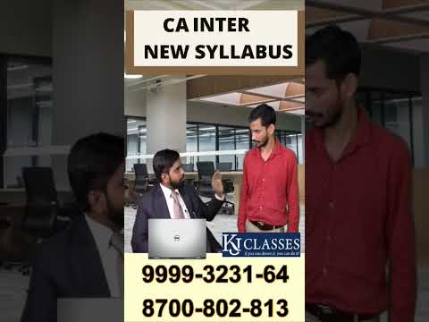 CA Inter | New Syllabus | CA Kapil Jain