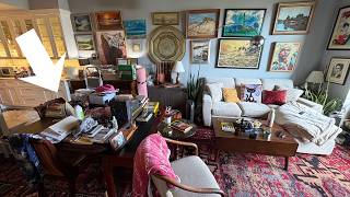 controlling clutter BUT keeping her maximalist style 🙌