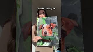 Made with love #petportrait #keepsake #mixedmediaartist #handmadeart #dogart #catart