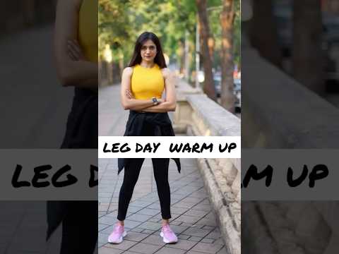 Dynamic stretches for warm ups for Leg Day #warmup #workout #legday