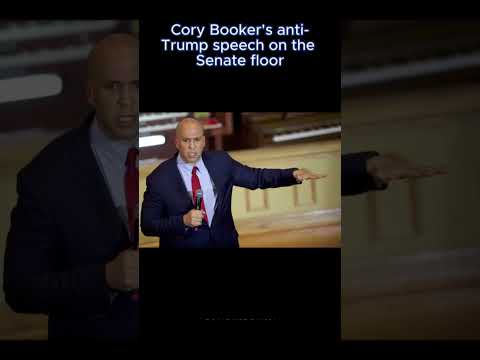 Senator Booker’s Record-Breaking 14-Hour Trump Protest!
