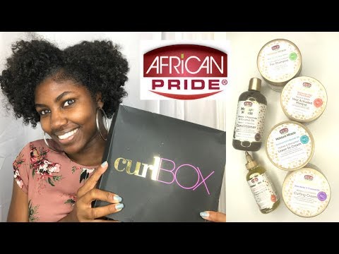 Soooo I Got my very first CurlBox ft. The New African Pride Moisture Miracle