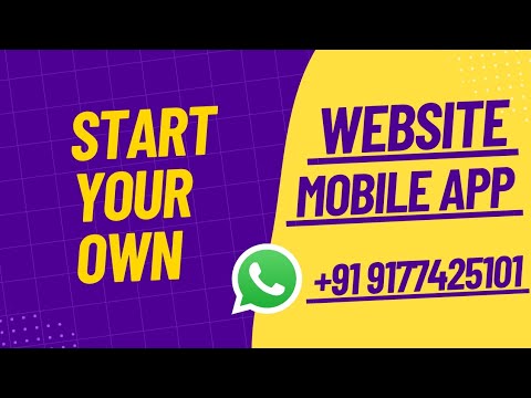 Start Your Own Website & Mobile App Today! I Source Codes Available