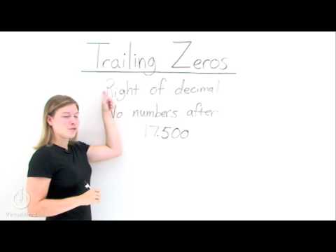 What are Trailing Zeros?