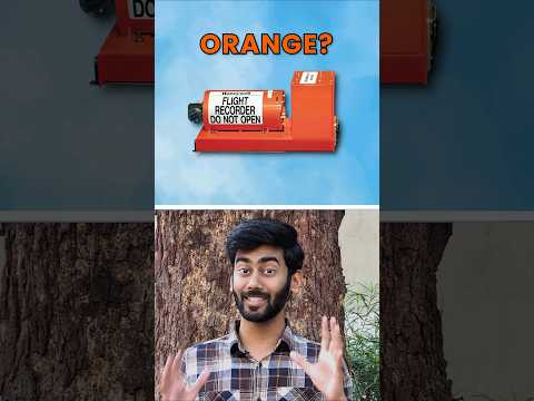 Why 'black' boxes are 'orange' in colour #shorts #interestingfacts