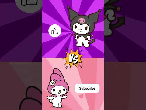 Kuromi or My Melody #Kuromi #MyMelody #cinnamoroll #sanrio
