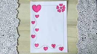 Easy Beautiful Border Designs/Project Work Designs/Title Page/Book/Project Designs/Front Page Design
