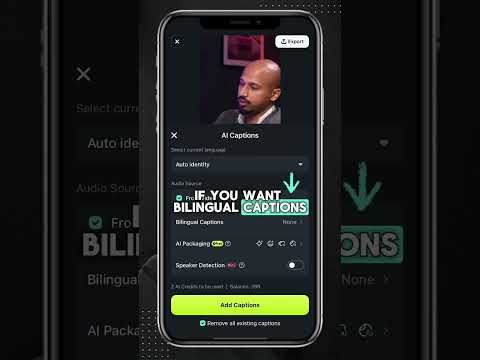 How To Add Automatic AI Subtitles in Filmora #Filmora #Edit #Podcast