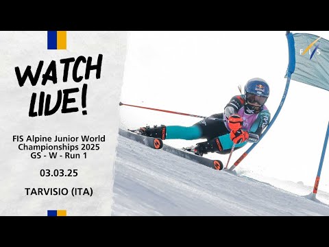 LIVE | FIS Alpine JWSC 2025 - Women - Giant Slalom Run 1 - Tarvisio (ITA)