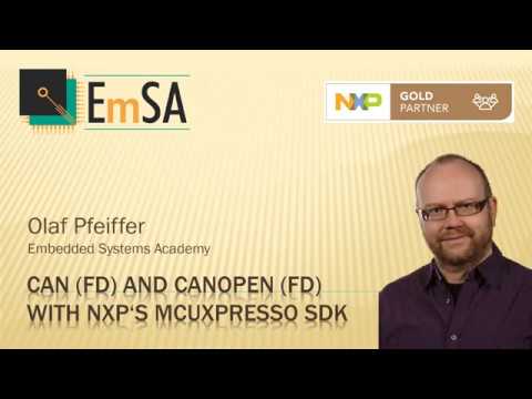 Intro: CANopen in NXP's MCUXpresso SDK