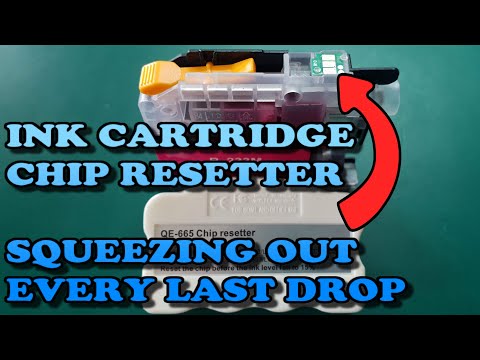 Printer ink cartridge chip resetter - getting the most out of every cartridge