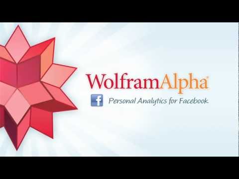 Wolfram|Alpha Personal Analytics for Facebook