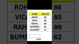 Advanced excel #excel #exceltutorial #computer #shortfeed #shorts