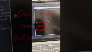 game with python coding #coding #python #programming #programmer #youtubeshorts #youtube #ytshorts