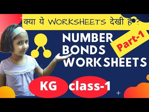 Number Bond Activity Worksheet for Kids,Bond Worksheet For Kids PART-1