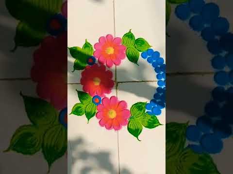 Colorful Rangoli #rangoli #shorts #trending #viral #trendingshorts #viralshorts #like #youtubeshort