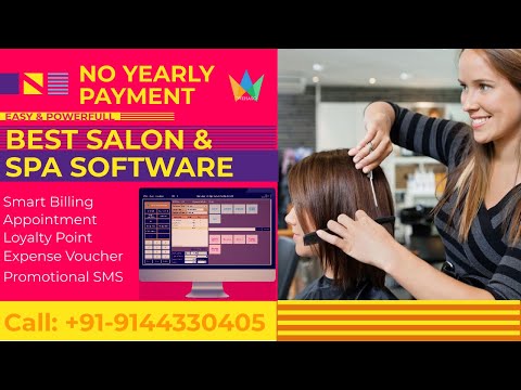 Best Salon Software | Salon POS / Billing System | One Time Payment | Lifetime License | WEHASO