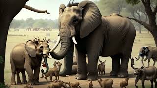 Tale of Wise Elephant in Urdu