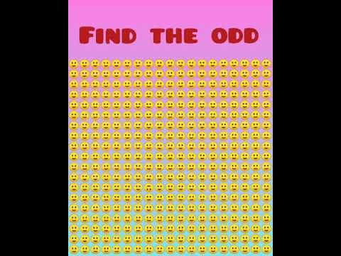 find the odd emoji 🙂 in 5 Seconds 🔥 99%fail👎#challenge#findtheodd#shorts