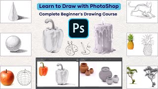 Learn to Draw with Photoshop - Complete Beginner’s Drawing Course | Full Course Link in Description